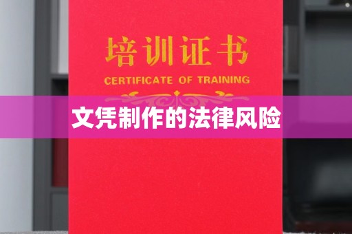 宁强文凭制作的法律风险